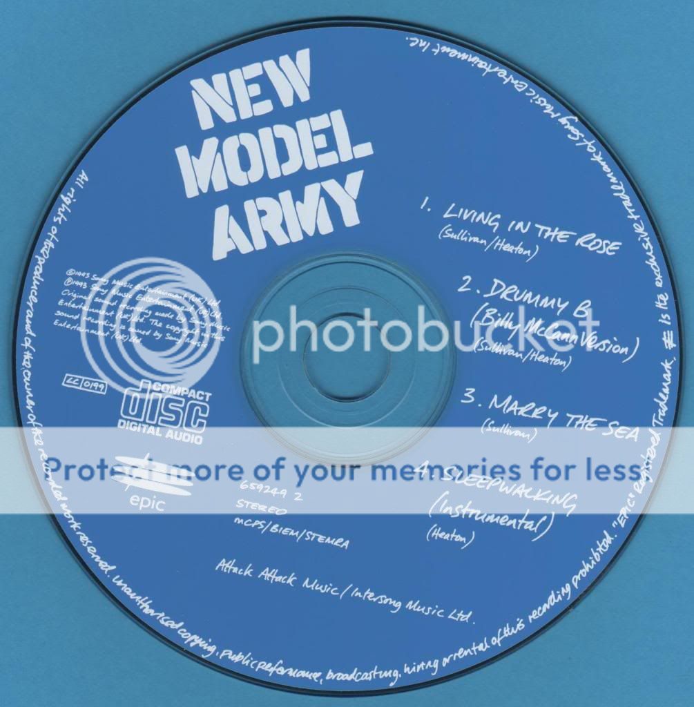 new model army living in the rose the ballads ep 4trk cd 1993